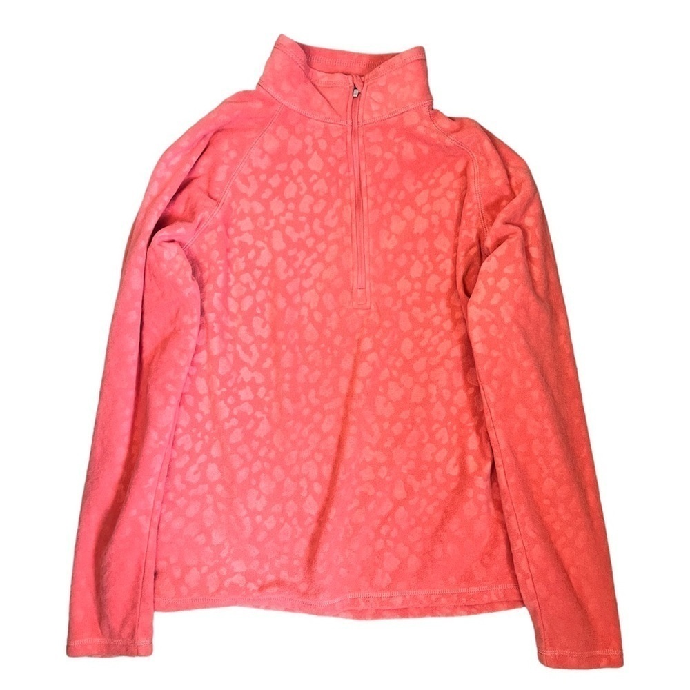 Eddie‎ Bauer Women's Coral 1/4 Zipper Pullover Fleece Size Large